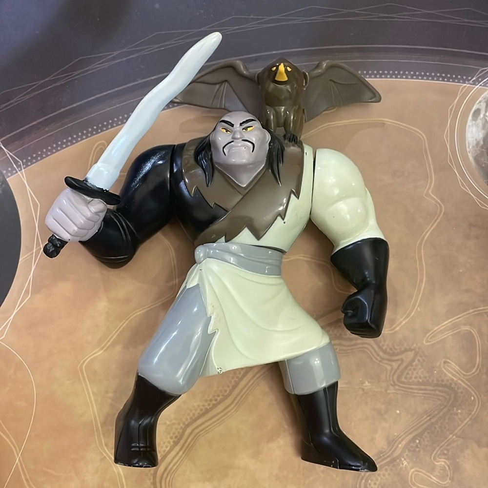 Disney Mulan McDonalds Happy‎ Meal 1998 Shan-Yu Villain #4 Action Figure